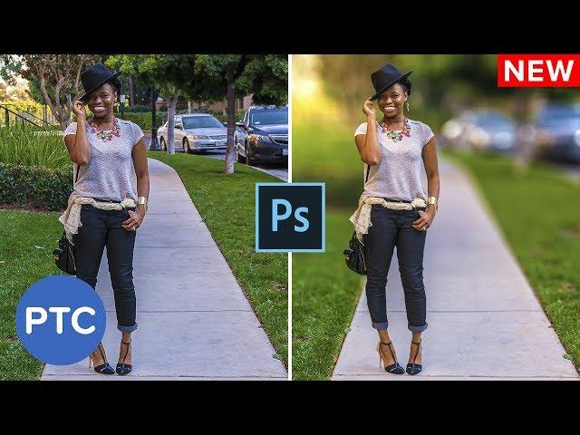 How To Blur a Background In Photoshop - EASY Shallow Depth of Field Effect