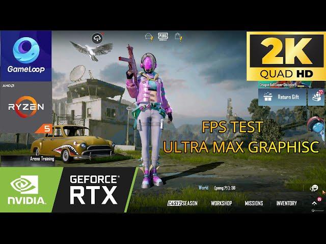 PUBG MOBILE|RTX 3050 + RYZEN5 3600 FPS TEST IN ULTRA MAX GRAPHICS|Gameloop#pubgmobile #MrMHBOFFICIAL