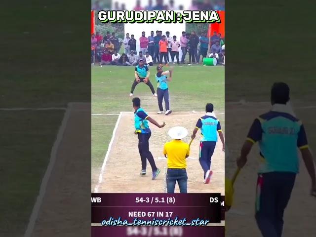 GURUDIPAN JENA ON FIREE ️#cricket#odishacricket#shorts#ytshorts#cricketkhabarodia