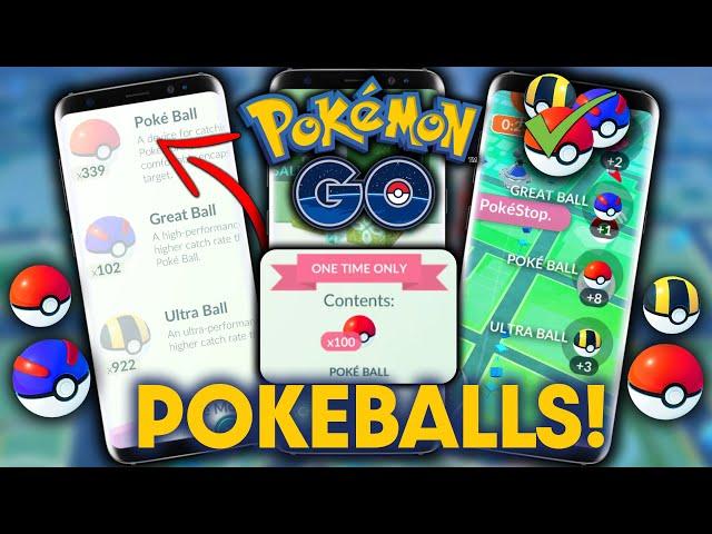 HOW TO GET *A LOT OF POKEBALLS* in POKEMON GO | CITY & COUNTRY GRINDING METHODS!