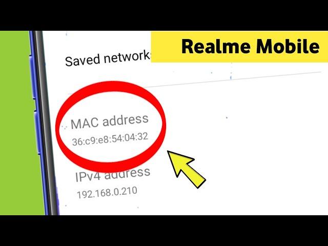 How to Check Wi-Fi Mac Address || WiFi ka mac address kaise dekhe Realme Phone 3i 9i Narzo 50a C25y