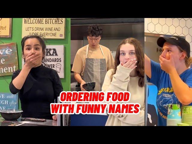 Ordering Food With FUNNY Names!