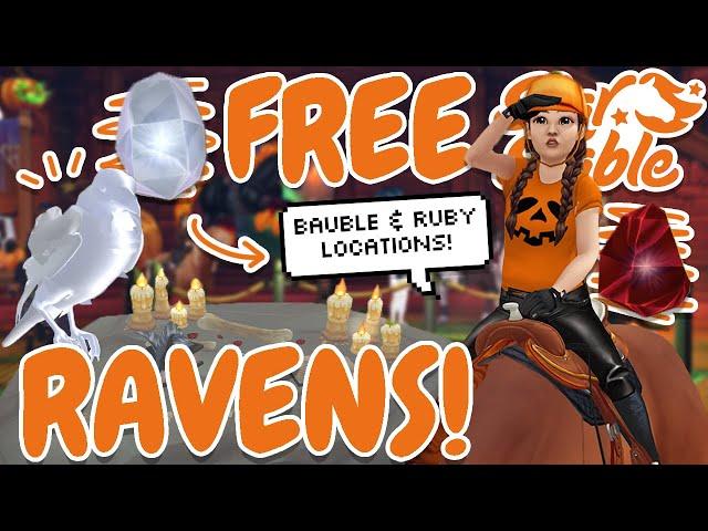 *2 FREE RAVEN PETS!* HOW TO FIND WITCH EYE GARNET & SKY SOUL BAUBLE LOCATIONS IN STAR STABLE! 