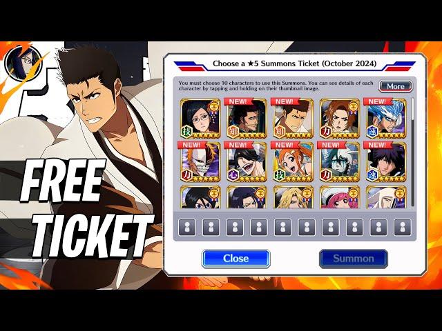 THE BEST FREE TICKET IN BBS !! GET IT ASAP - Bleach Brave Souls