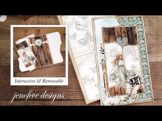 Removable & Interactive Scrapbook Album Cover