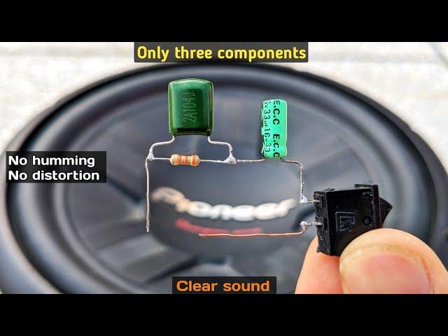 Sound filter circuit for any amplifier | Diy low pass filter circuit | Super bass for subwoofer.