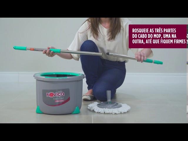 Como utilizar o Noviça Mop Twister