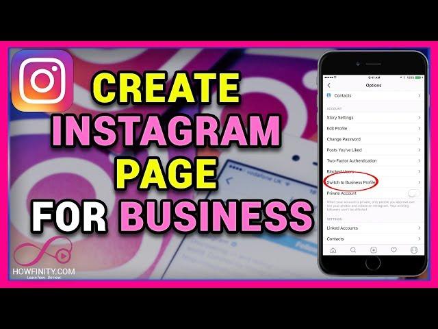 How To Create Instagram Page For Business