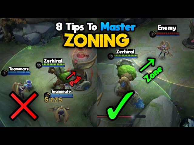 8 Tips To MASTER Zoning As The Roamer - Tank Guide | MLBB