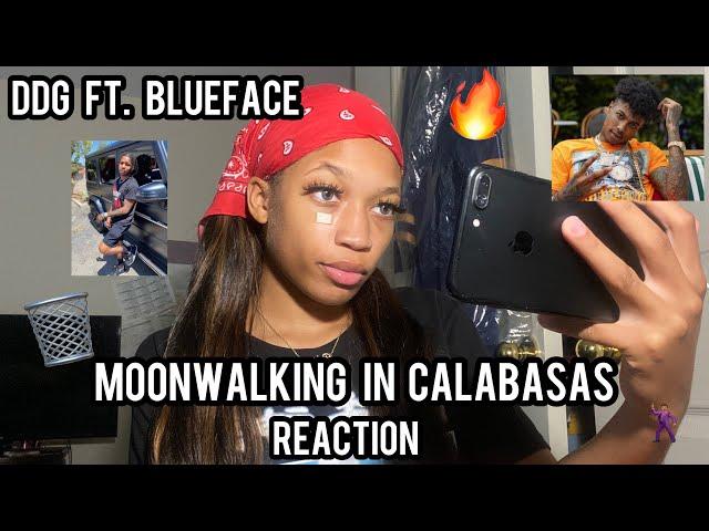 DDG - Moonwalking In Calabasas (Remix) ft. Blueface [Official Audio] REACTION