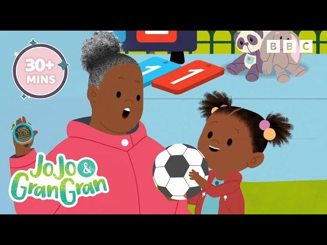 Sports and Games | Outdoor Play with JoJo | 30+ Minutes | JoJo and Gran Gran Official