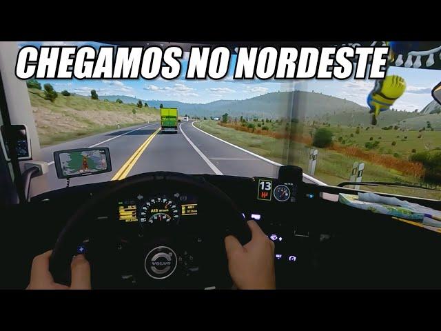 MAPA EAA - NOSSA PRIMEIRA VIAGEM PELO NORDESTE BRASILEIRO ONBOARD DE VOLVO | EURO TRUCK SIMULATOR 2