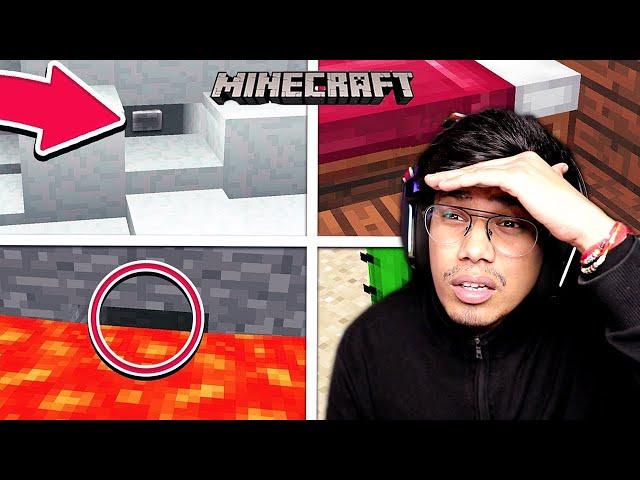 FIND THE BUTTON Challenge | MINECRAFT