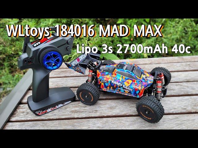 WLtoys 184016 MADMAX / Lipo 3s 2700mAh 40c / 배터리 공간 확장 test run