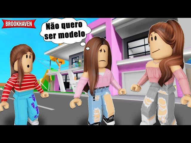 A FILHA PREFERIDA NÃO QUERIA SER MODELO E TEVE UM PLANO COM A IRMÃ | Historinha Brookhaven RP Roblox