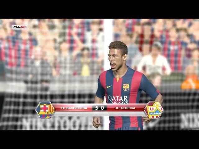 NEYMAR GOAL PES 2014 GAMEPLAY PC HD