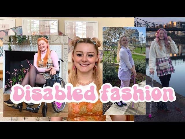 Being disabled and fashionable! Styling outfits with mobility aids!