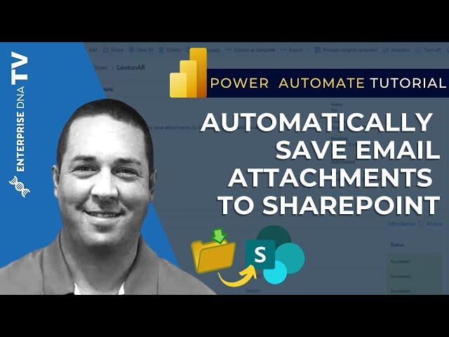 How To Automatically Save Email Attachments To SharePoint With Power Automate