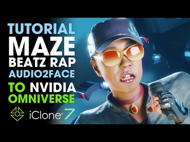 Nvidia Omniverse - How to use Audio2Face, Omniverse, CC3 & iClone to Create Rap Music Video