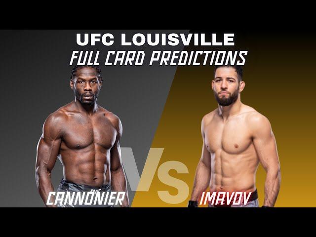 UFC Louisville FULL CARD Breakdowns and Predictions | Cannonier vs Imavov