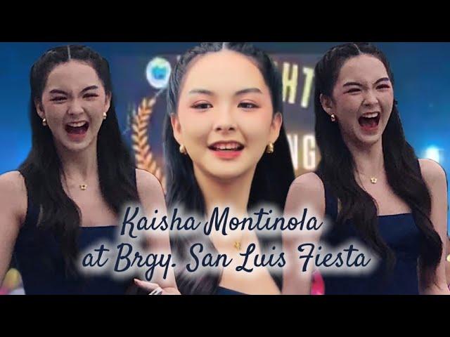 Kai Montinola at San Luis Tarlac Fiesta Parade and SK Night | February 14, 2025