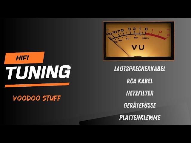 HIFI Tuning: Kabel, Gerätefüße, Plattenklemme und andere Besonderheiten