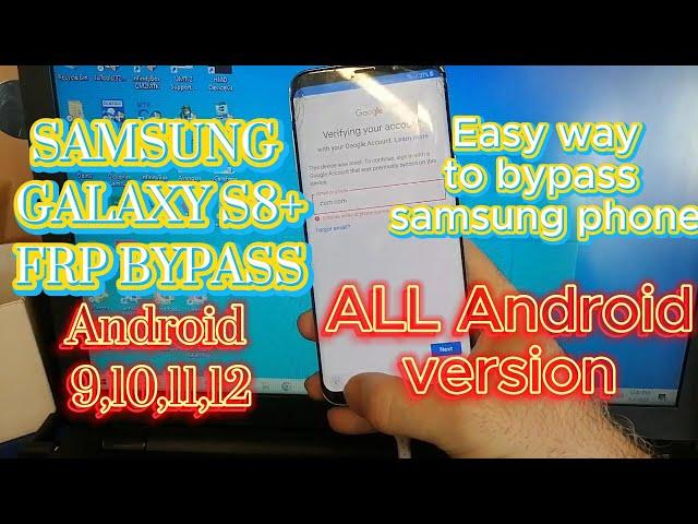 Samsung S8 Plus (G955F) Frp Bypass / S8+ Google account remove with chimera tool simple and easy .