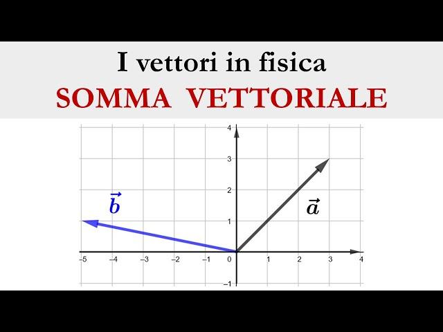 Somma vettoriale - Esempi svolti e commentati