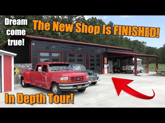 The New Shop Turned Out AWESOME!  Here's The Final IN DEPTH TOUR!