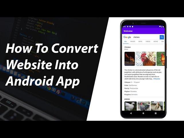 Webview in Android Studio  - How to Convert Website Into Android Application?