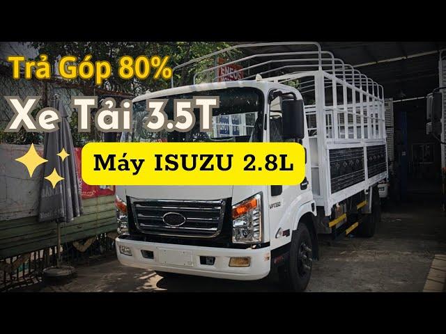 Xe tải Veam VPT 350 | Báo giá xe tải 3 tấn 5 thùng bạt 4m9 | Chi tiết xe tải Veam 3.5 tấn máy 2.8L