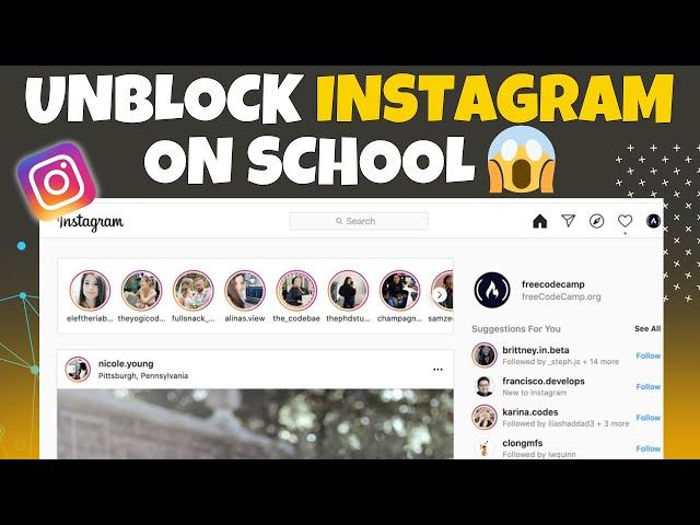 How to Get Instagram on School Computer 2024