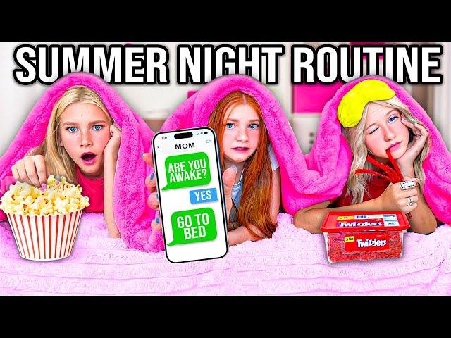 SUMMER NiGHTTiME ROUTINE WiTH 10 KiDS!! *OUT PAST MiDNiGHT!* 