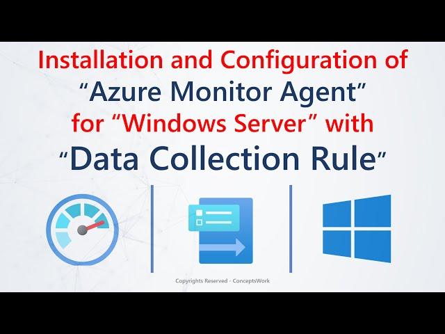 Azure Monitor | Deploy Azure Monitor Agent on Windows Servers | Data Collection Rule | Tutorial