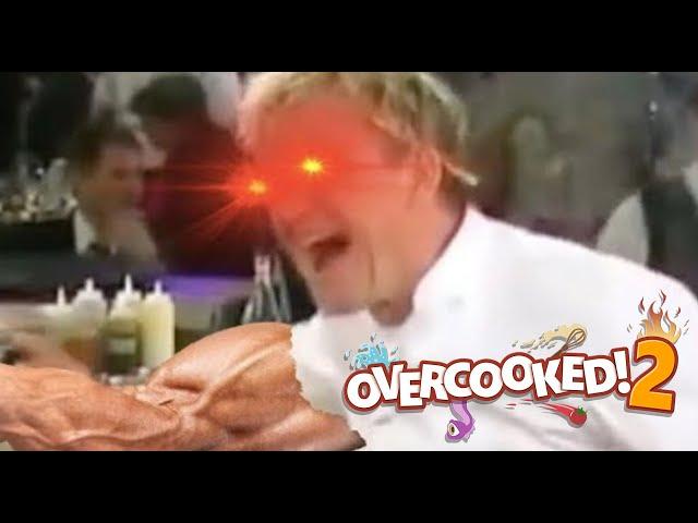 CHAOS EN TRAMMELANT Ft: Olaf & Luka  (Overcooked 2 DLC: Night Of The Hangry Horde)