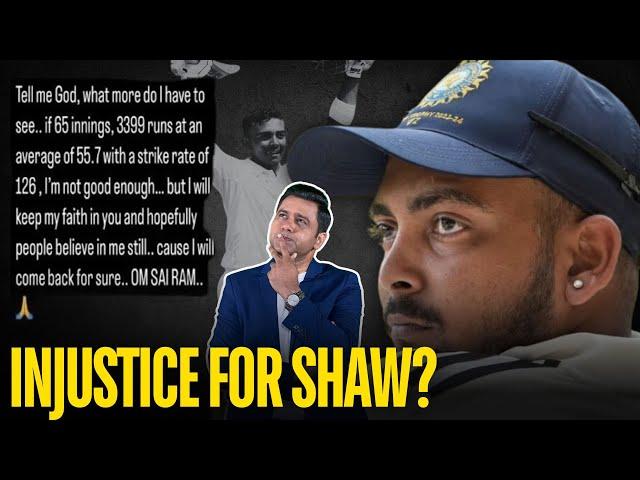 क्या Prithvi Shaw के साथ गलत हो रहा है? | #AapKiVaani