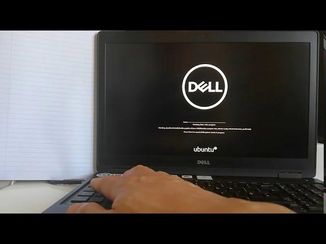 Installing Ubuntu 20.04 on Dell laptop to run off a USB stick