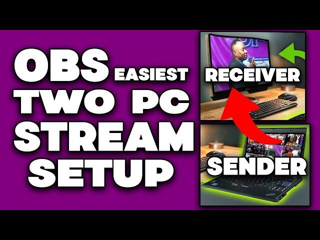 No Need for NDI TOOLS or CAPTURE CARD | OBS TWO PC Stream Setup