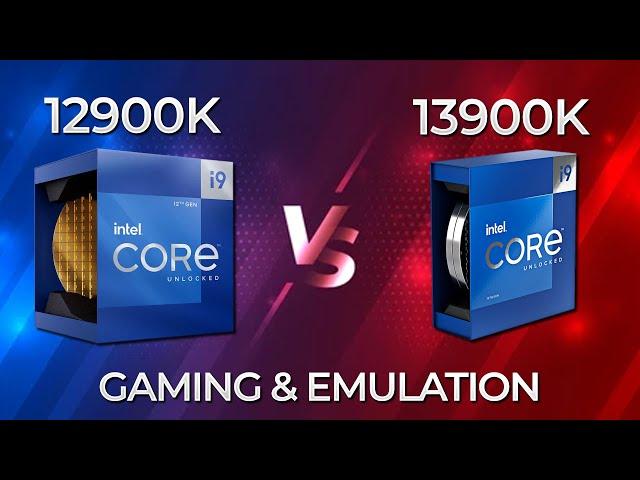 More Cores More Power! Intel i9-13900K vs i9-12900K Gaming & Emulation Review