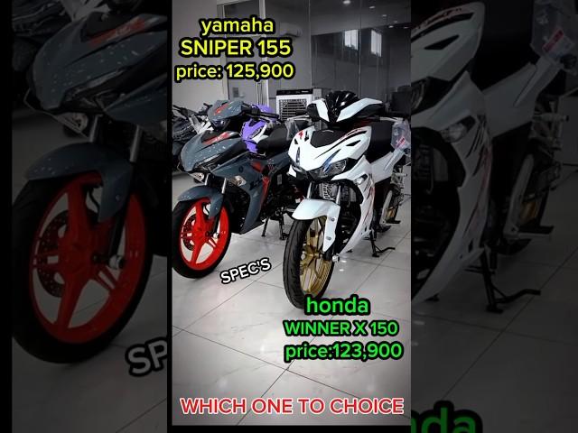 Alin sa dalawa  Honda Winner x or Yamaha sniper