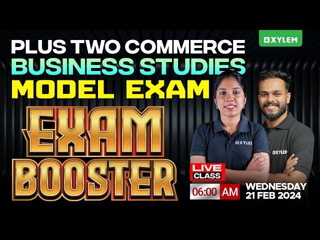 Plus Two Business Studies - Model Exam | Booster | Xylem Plus Two Commerce