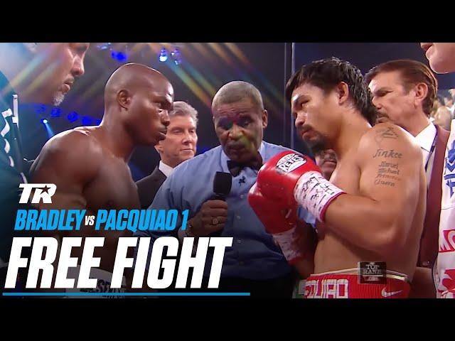 Tim Bradley vs Manny Pacquiao 1 | FREE FIGHT | CONTROVERSIAL BOXING DECISION