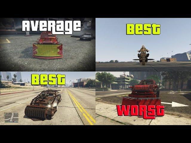 GTA Online Ranking All The Arena Vehicles From Worst To Best