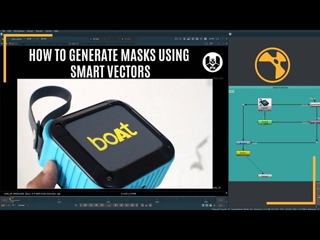 How to generate masks using Smart Vectors | Nuke Tutorial