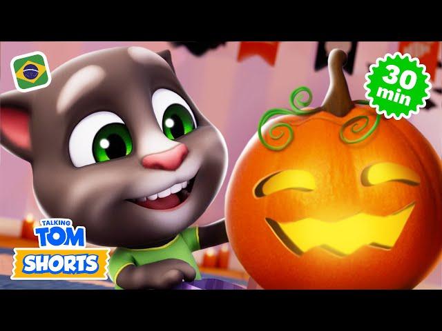 Os episódios mais assustadores de todos!  Coletânea de Talking Tom Curtas