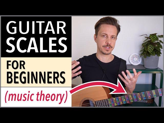 Guitar SCALES for BEGINNERS (music theory)