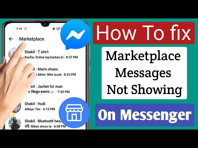 How To Fix Facebook Marketplace Messages Not Showing Up in Messenger (2022)