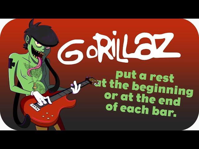 How to play like Murdoc Niccals of Gorillaz  - Bass Habits - Ep 54