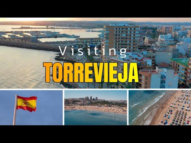 Visiting, walk & Fly through TORREVIEJA , Costa Blanca Spain   - (4K) Tiny Tour 2023