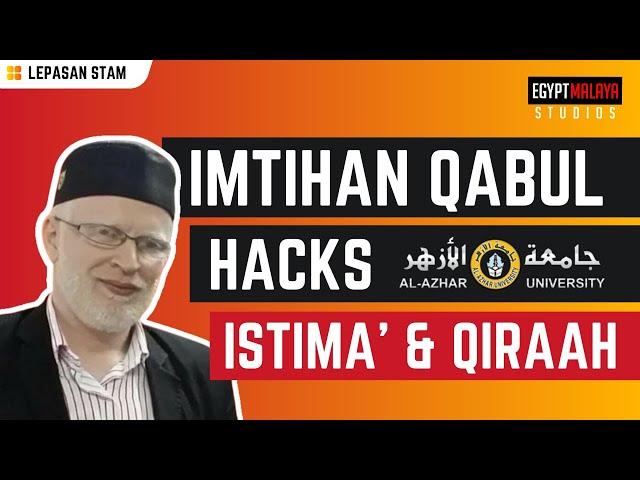 Imtihan Qabul Al-Azhar Hacks - Istima' dan Qiraah امتحان قبول جامعة الأزهر - الاستماع والقراءة